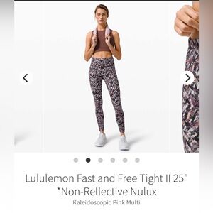 Lululemon Fast & Free Tights
